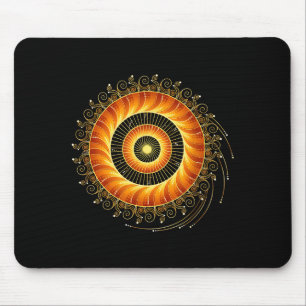 Mathematik Spirale Heilige Geometrie Fibonacci Man Mousepad