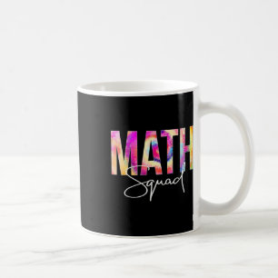 Mathematik Squad Gefärbte Krawatte zurück zur Schu Kaffeetasse