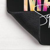 Mathematik Squad Gefärbte Krawatte zurück zur Schu Mousepad (Ecke)