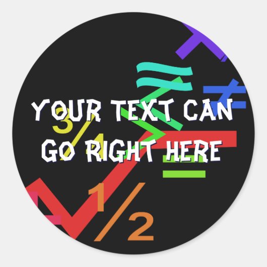 Mathematik Stickers (Vorderseite)