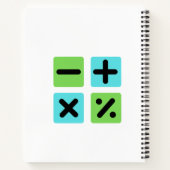 Mathematik-Symbole Notizblock (Rückseite)