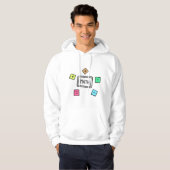 Mathematik-Symbole Schüler und Eltern Hoodie (Vorne ganz)