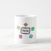 Mathematik-Symbole Schüler und Eltern Kaffeetasse (Mittel)