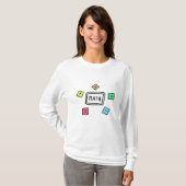 Mathematik-Symbole Schüler und Eltern T-Shirt (Vorne ganz)