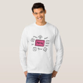 Mathematik-Symbole Schüler und Eltern T-Shirt (Vorne ganz)