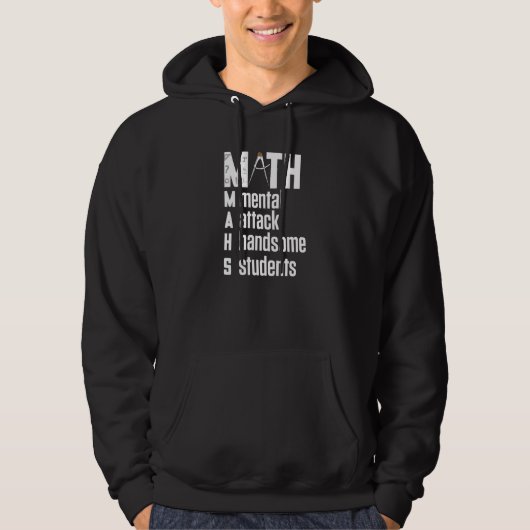 Mathematik-Thema für handwerkliche Studentin Funny Hoodie (Vorderseite)