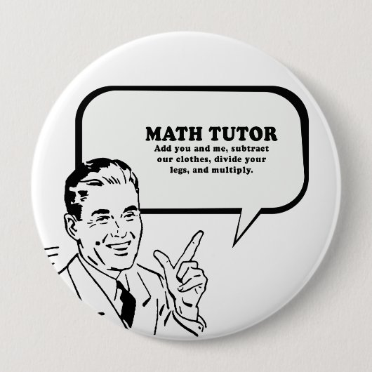 MATHEMATIK-TUTOR BUTTON (Vorderseite)
