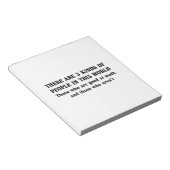 Mathematik und 3 Arten von Menschen Notizblock (angewinkelt)