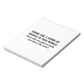 Mathematik und 3 Arten von Menschen Notizblock (Rotiert)