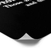 Mathematik und 3 Arten von Menschen Poster (Ecke)