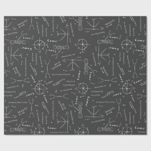 Mathematik und Physik - Geschenkartikel Geschenkpapier (Flach)