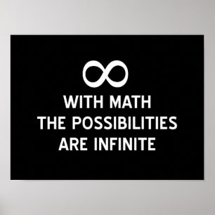 Mathematik und unbegrenzte Möglichkeiten Poster