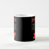 Mathematik- und Wassermelonenkalkulation Kaffeetasse (Mittel)