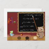 Mathematik-Weihnachtswunsch Feiertagspostkarte (Vorne/Hinten)