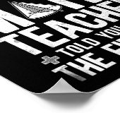 Mathematik, wenn du es zunächst nicht geschafft ha poster (Ecke)