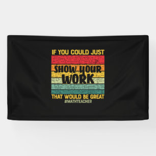 Mathematik, wenn Sie könnten Banner