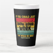 Mathematik, wenn Sie könnten Milchtasse (Vorderseite)