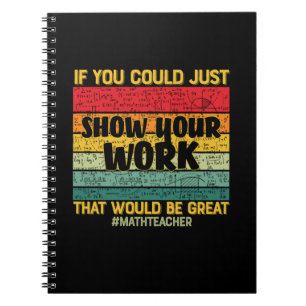 Mathematik, wenn Sie könnten Notizblock