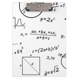 Mathematik-Whiteboard Klemmbrett