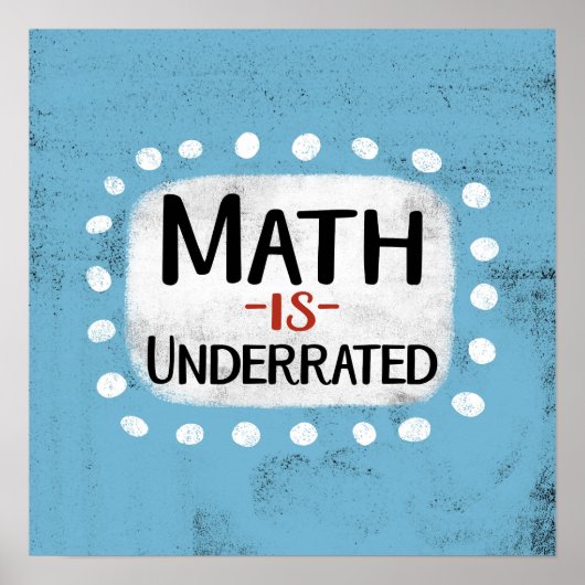 Mathematik wird als Poster Wall Art unterschätzt (Vorne)