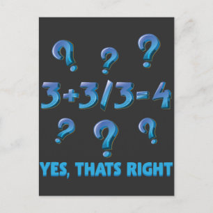 Mathematikberechnung Bildung Student Mathematiker Postkarte