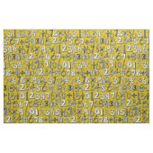 Mathematikdoodle gelb stoff (Fat Quarter (45,7 x 55,9 cm))