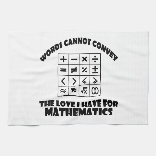 Mathematikentwürfe Küchentuch (Horizontal)