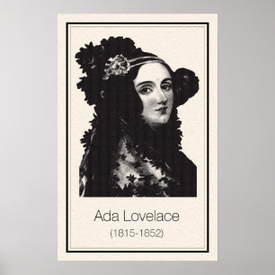 Mathematiker - Ada Lovelace Poster