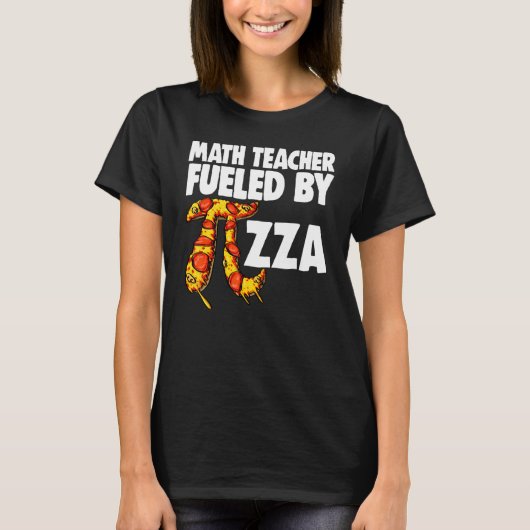 Mathematiker, angeregt durch Pizza Mathletics Pizz T-Shirt (Vorderseite)