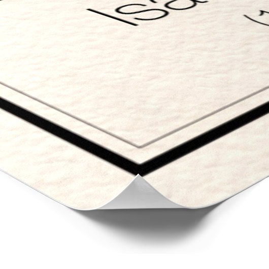 Mathematiker - Barrow Poster (Ecke)