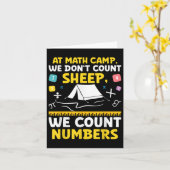 Mathematiker Camp Mathematiker Camper Mathematiker Karte (Gelbe Blume)