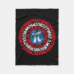 Mathematiker Captain Pi Superhero Math Nerd Geek Fleecedecke