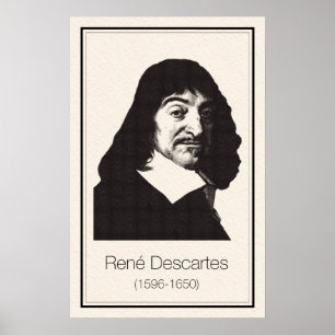 Mathematiker - Descartes Poster