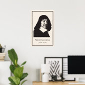 Mathematiker - Descartes Poster (Heimbüro)