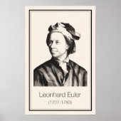 Mathematiker - Euler Poster (Vorne)