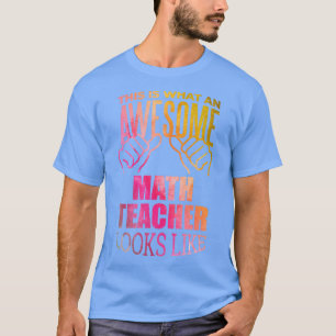 Mathematiker Funny Gift Design in Wasserfarbe T-Shirt