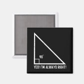 Mathematiker Funny Magnet (Vorderseite/Rückseite)