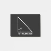 Mathematiker Funny Post-it Klebezettel (Vorderseite)