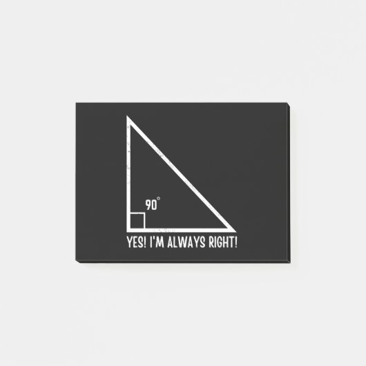 Mathematiker Funny Post-it Klebezettel (Vorderseite)