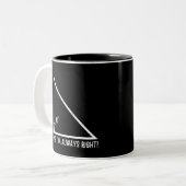Mathematiker Funny Zweifarbige Tasse (Vorderseite Links)