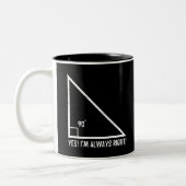 Mathematiker Funny Zweifarbige Tasse (Links)