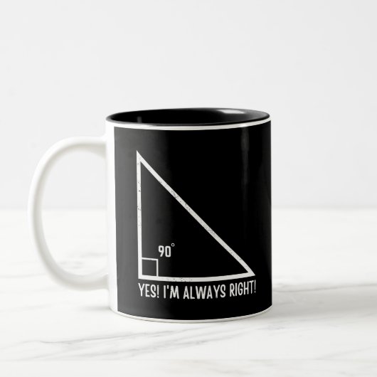 Mathematiker Funny Zweifarbige Tasse (Links)