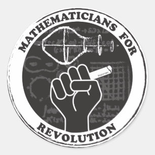 Mathematiker für Aufkleber für die Revolution