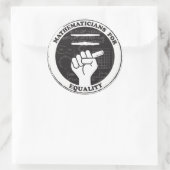 Mathematiker für Aufkleber für Gleichheit (Tasche)