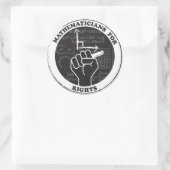 Mathematiker für Aufkleber für Rechte (Tasche)