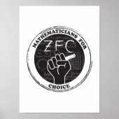 Mathematiker für Choice Poster (Vorne)