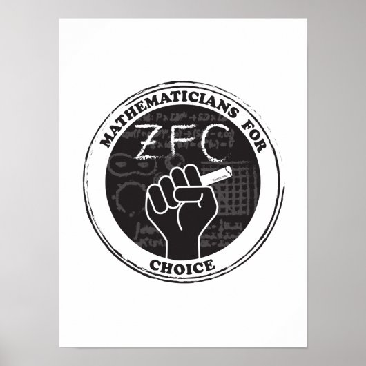 Mathematiker für Choice Poster (Vorne)