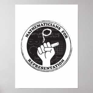 Mathematiker für Darstellungs-Plakat Poster