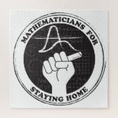 Mathematiker für den Bleibe von Zuhause Puzzle (Vertikal)