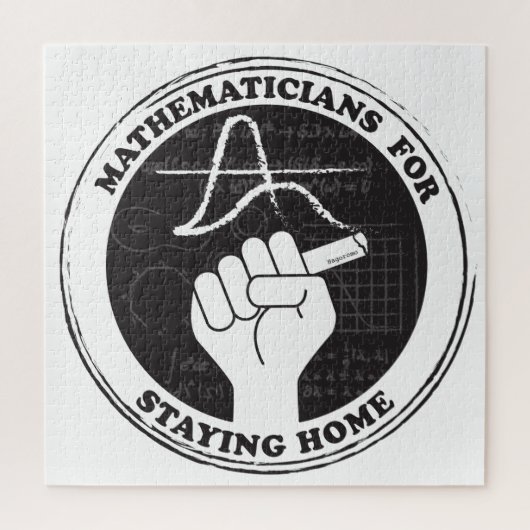 Mathematiker für den Bleibe von Zuhause Puzzle (Vertikal)